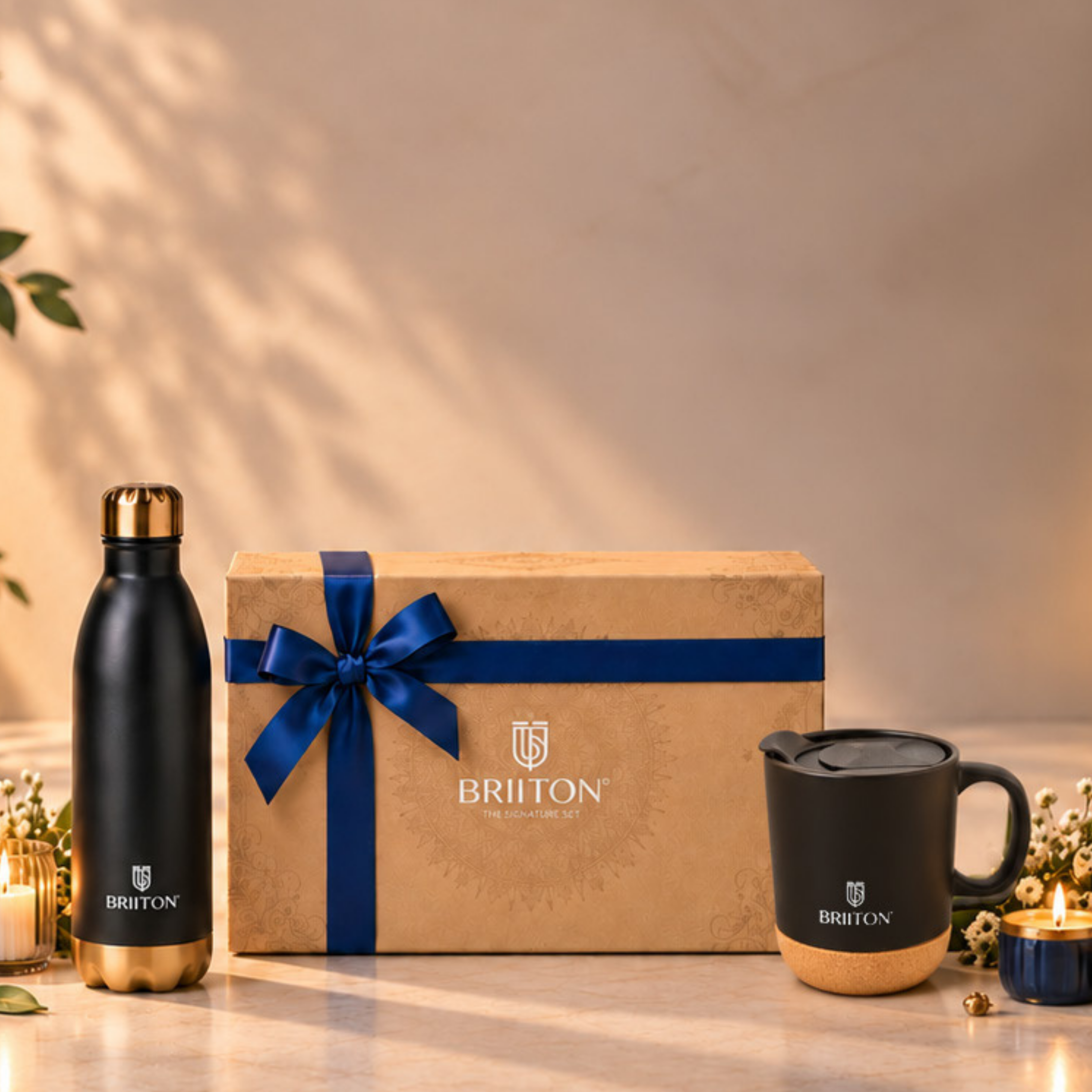 Briiton Gift Set 14 | Bottle & Cup Set | 2 Pieces