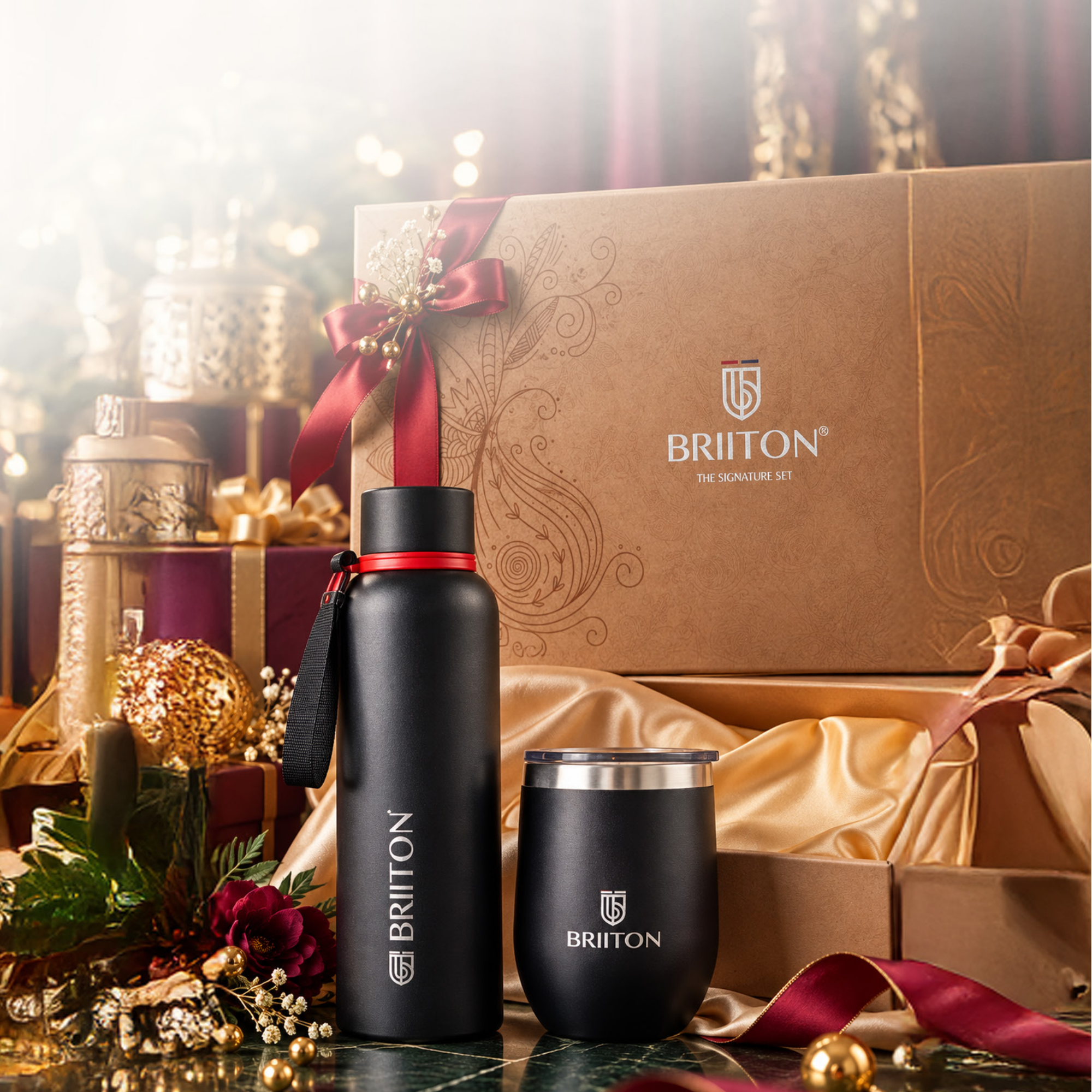 Briiton Gift Set 22 | Bottle & Cup Set | 2 Pieces
