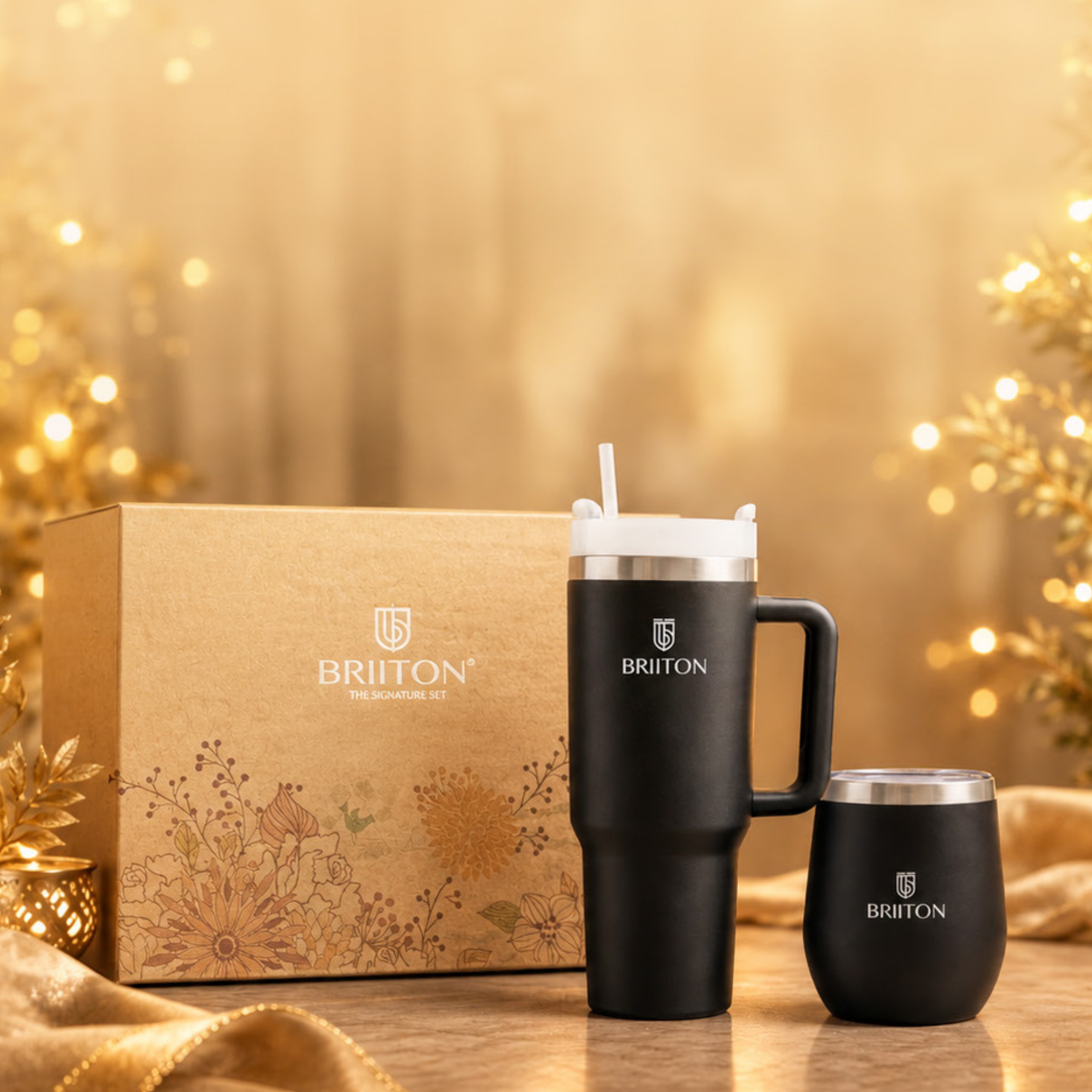 Briiton Gift Set 05 | Tumbler & Cup Set | 2 Pieces